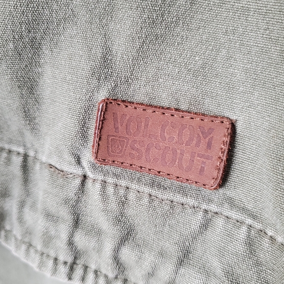 Volcom Scout Army Green Parka Jacket - Picture 3 of 13